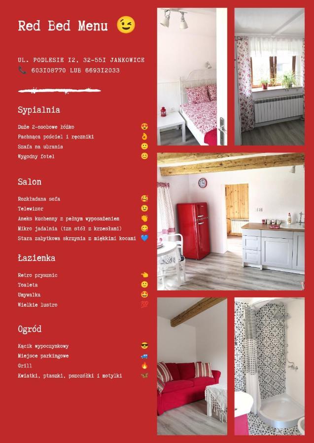 Вилла Red Bed Jankowice  Экстерьер фото